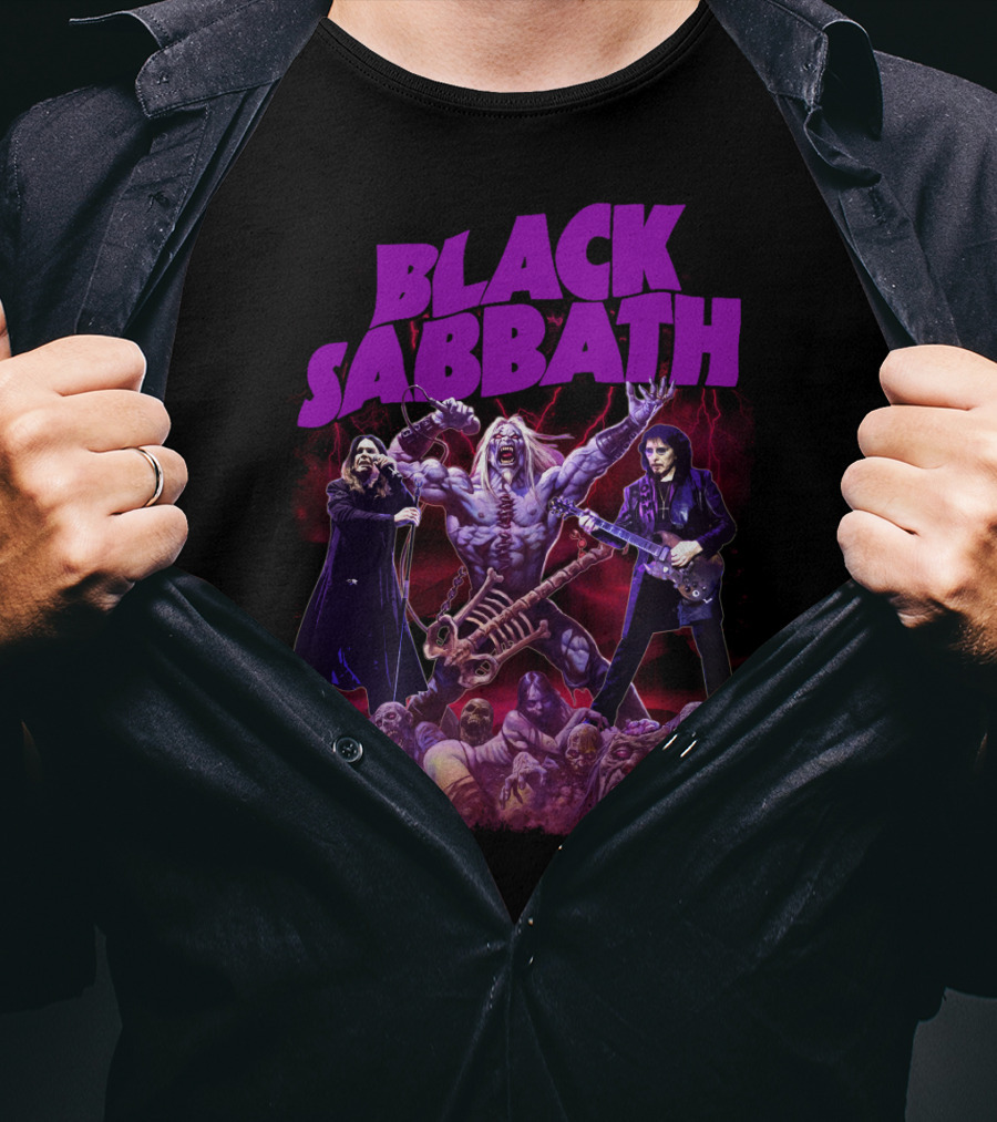Black Sabbath Zombie Warrior Concert T-Shirt