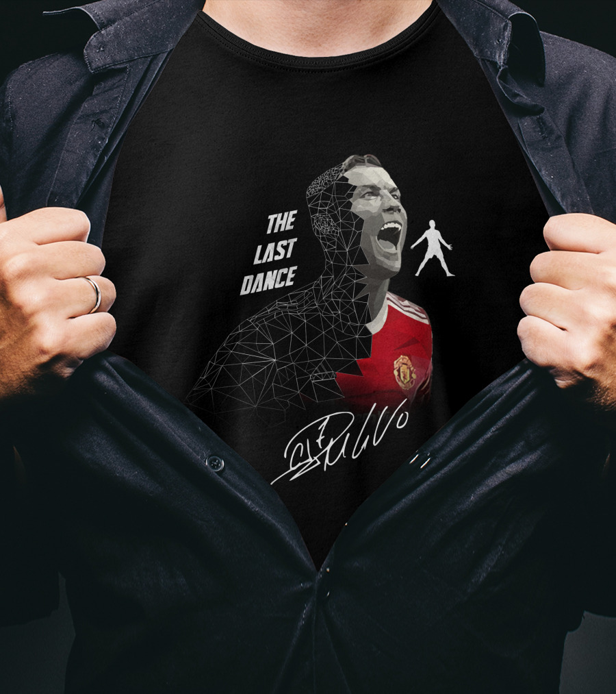 The Last Dance Cristiano Ronaldo Manchester United Polygon Signature T-Shirt