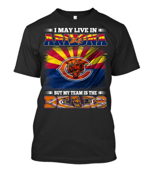 Arizona Pride With Chicago Bears Team Loyalty T-Shirt