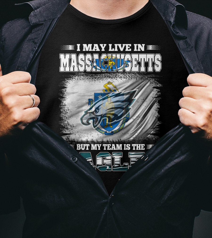 Massachusetts Roots Philadelphia Eagles T-Shirt