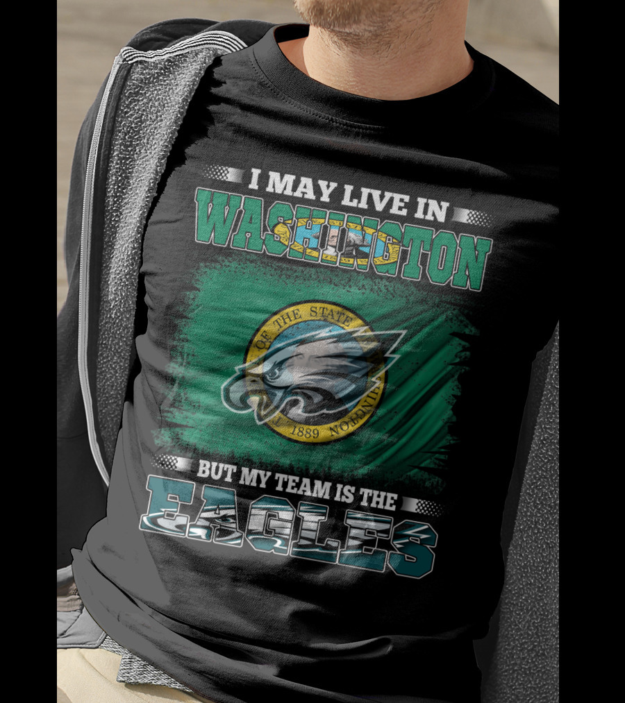 Washington State Pride With Eagles Fan Allegiance T-Shirt