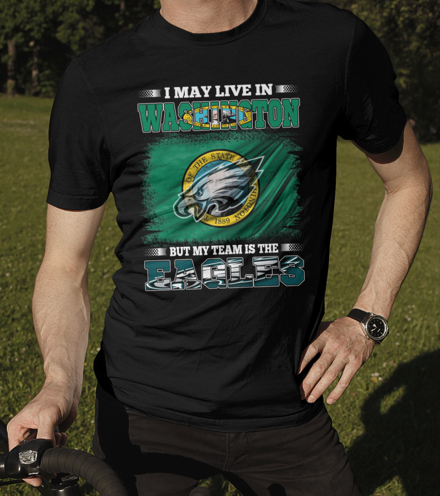 Washington State Pride With Eagles Fan Allegiance T-Shirt