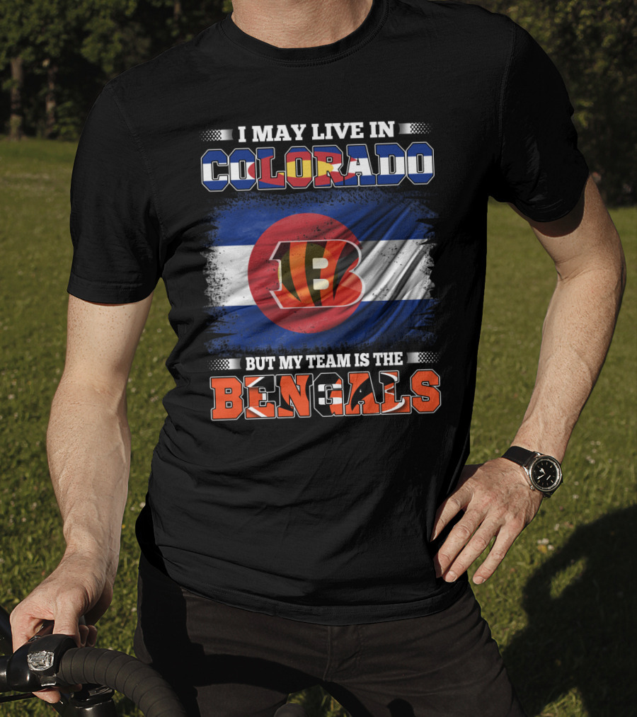 Colorado Pride With Bengals Loyalty Football Fan T-Shirt