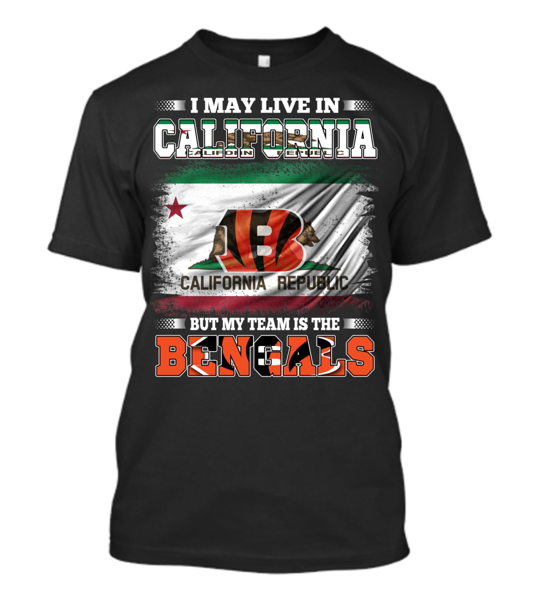 California Republic Bengals Team Loyalty Fan T-Shirt