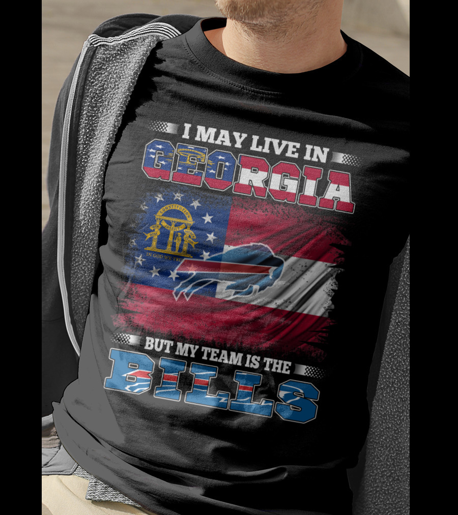 Georgia Resident Proudly Supports The Buffalo Bills Team T-Shirt