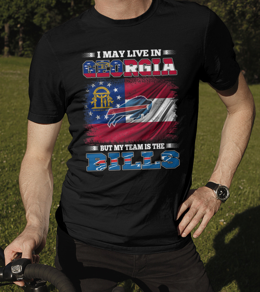 Georgia Resident Proudly Supports The Buffalo Bills Team T-Shirt