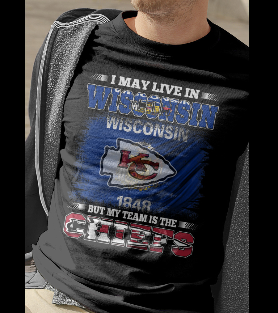 Wisconsin Resident KC Chiefs Fan 1848 T-Shirt