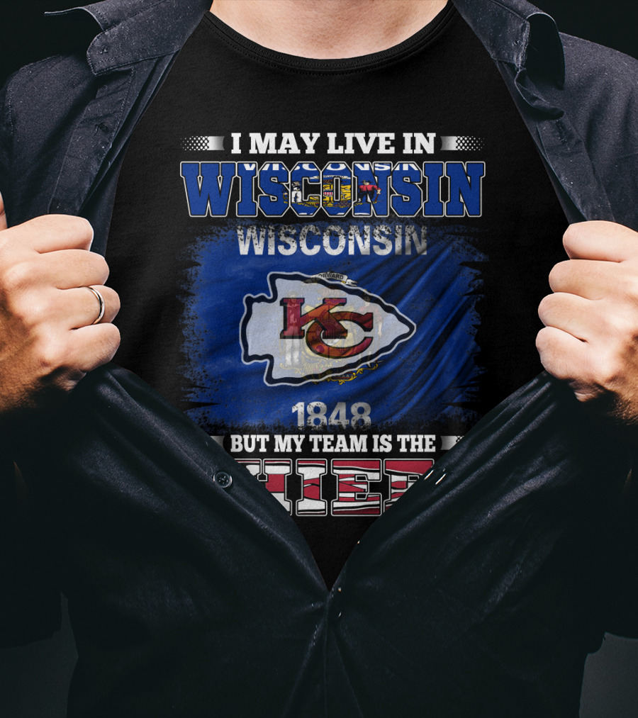 Wisconsin Resident KC Chiefs Fan 1848 T-Shirt