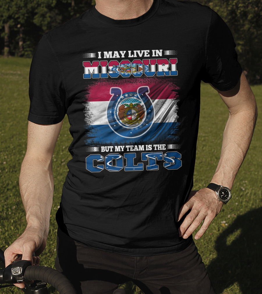 Missouri Roots Colts Loyalty Shows State Flag Pride T-Shirt