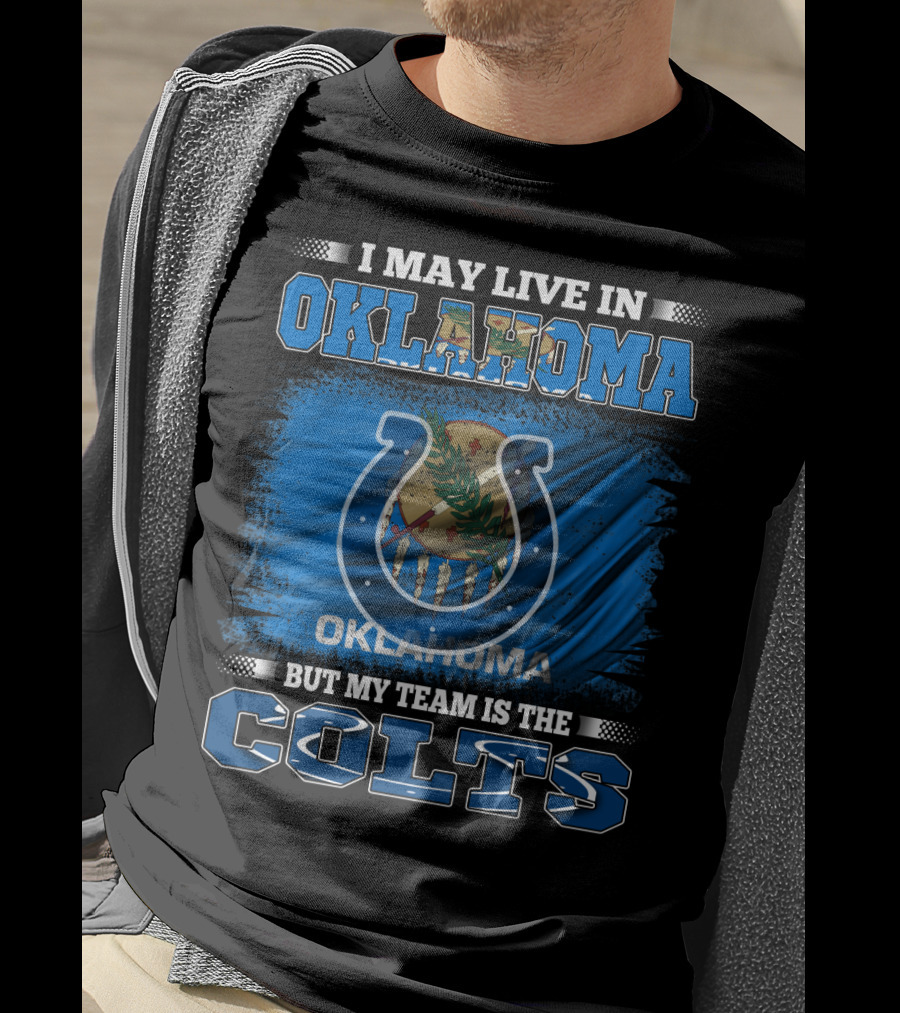 Oklahoma Loyalty Colts Fan Flag Pride T-Shirt