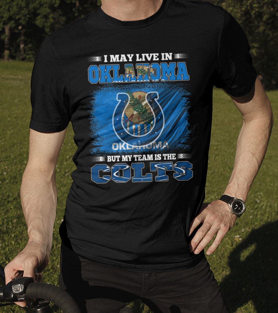 Oklahoma Loyalty Colts Fan Flag Pride T-Shirt