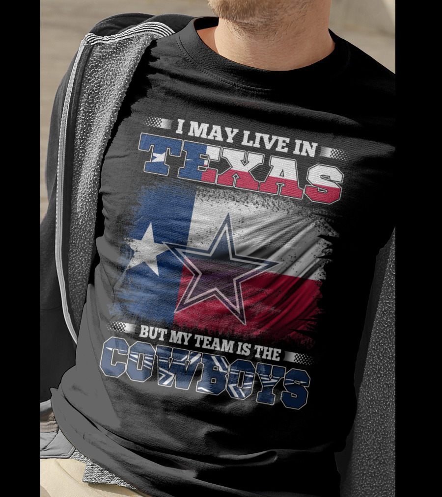 Texas Pride With Dallas Cowboys Star Fans T-Shirt