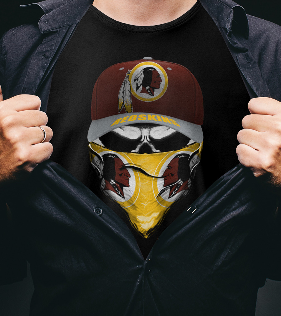 Redskins Washington Logo Feather Tribal T-Shirt