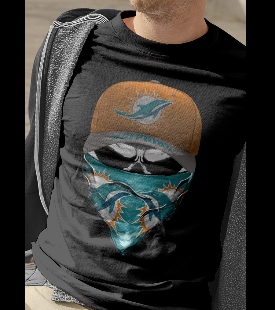MIAMI DOLPHINS DOLPHINS Cap And Bandana T-Shirt