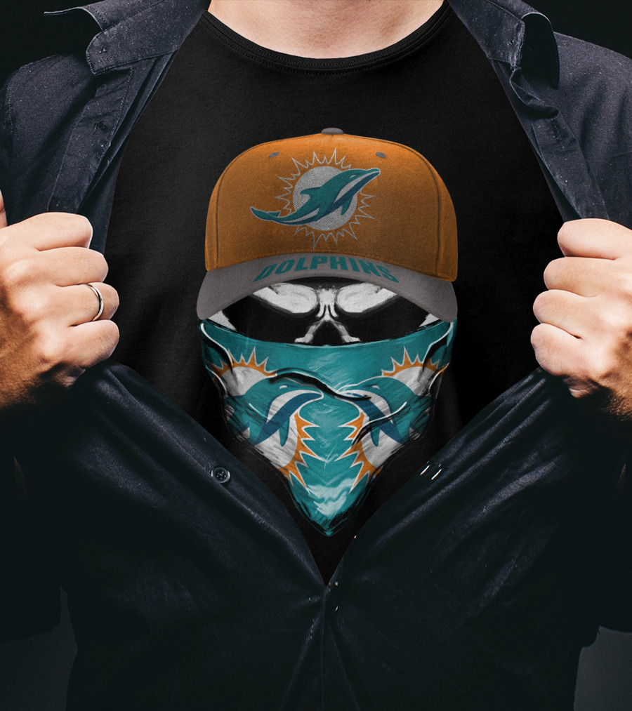 MIAMI DOLPHINS DOLPHINS Cap And Bandana T-Shirt