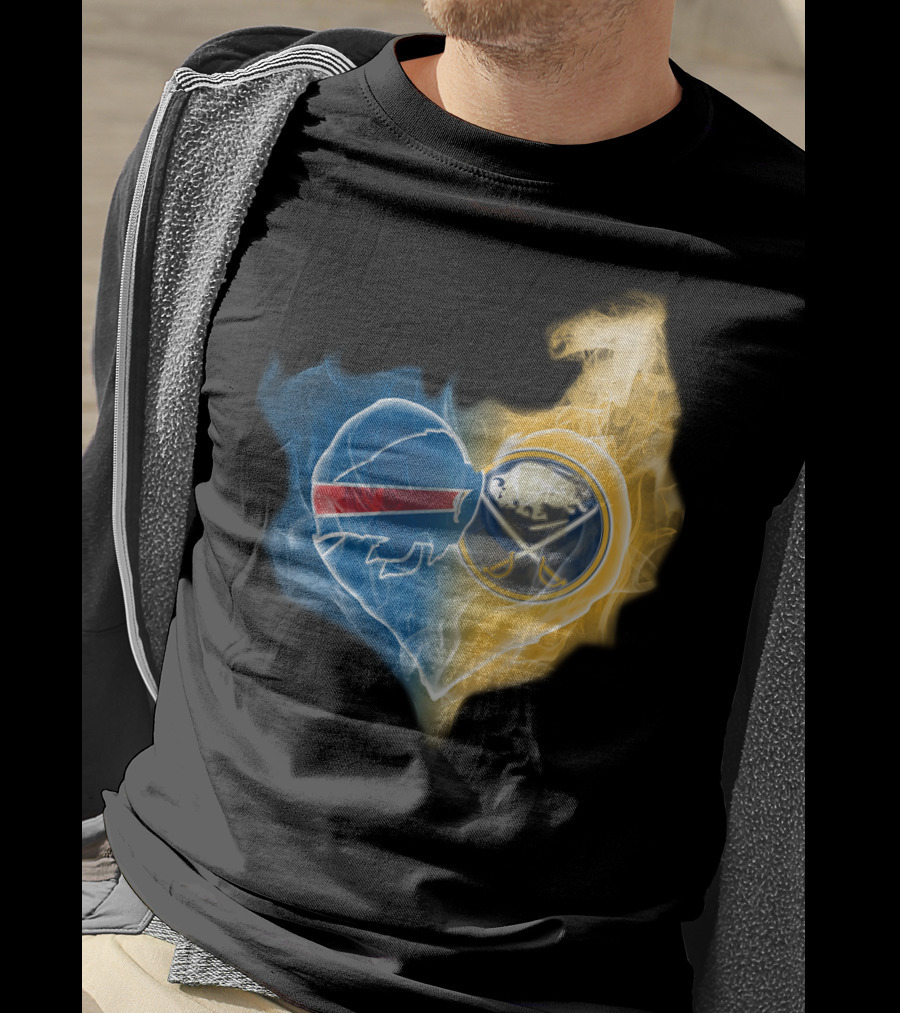 Buffalo Bills Sabres Heart T-Shirt