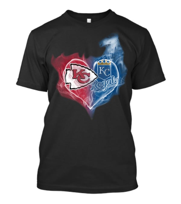Kansas City Chiefs Royals Heart T-Shirt