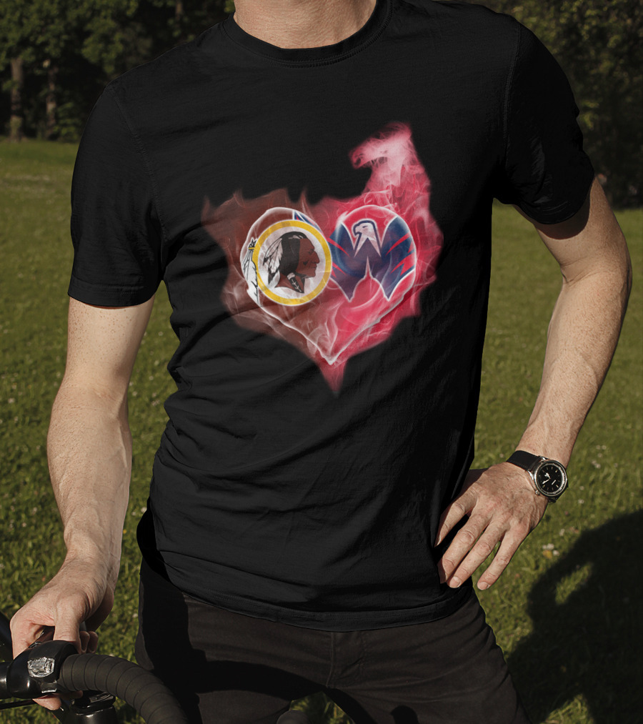 Washington Redskins Capitals Heart T-Shirt