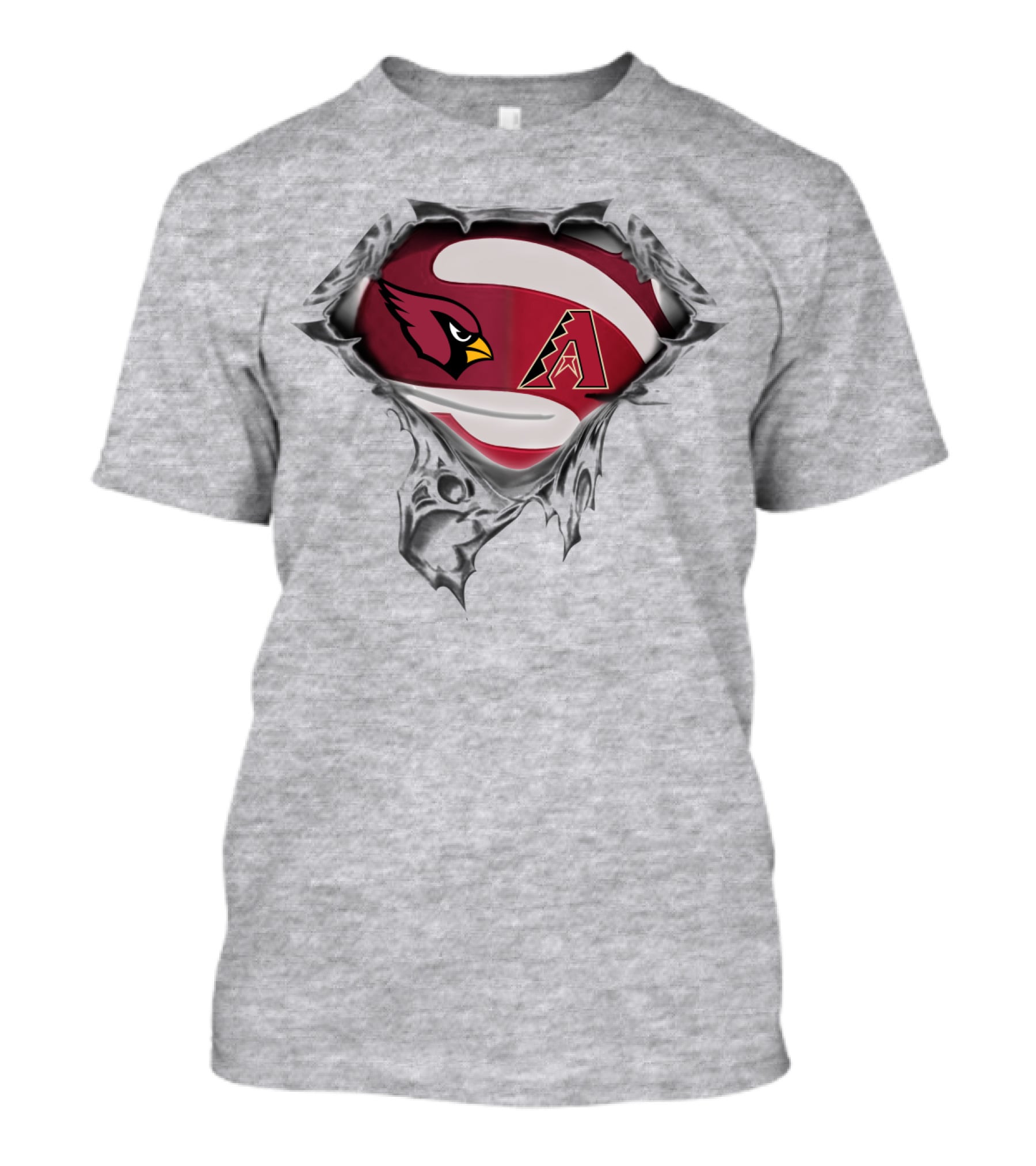 Arizona Cardinals Arizona Diamondbacks Marvel Super Heroes T-Shirt