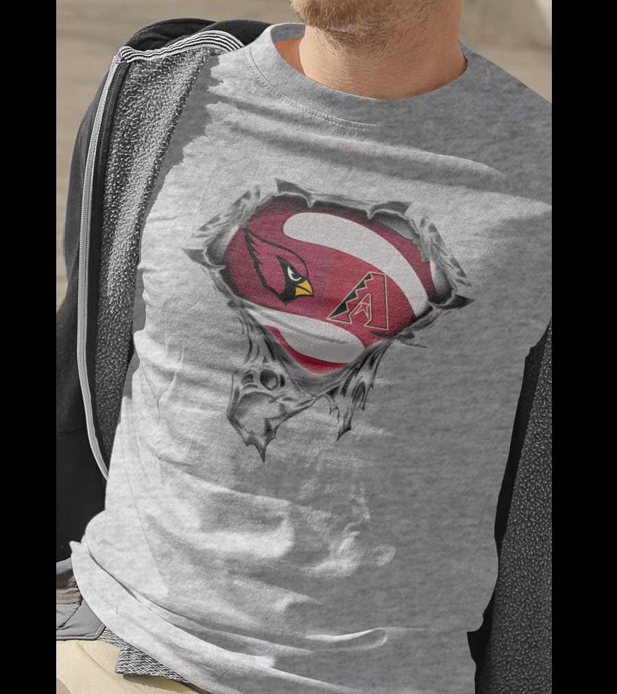 Arizona Cardinals Arizona Diamondbacks Marvel Super Heroes T-Shirt
