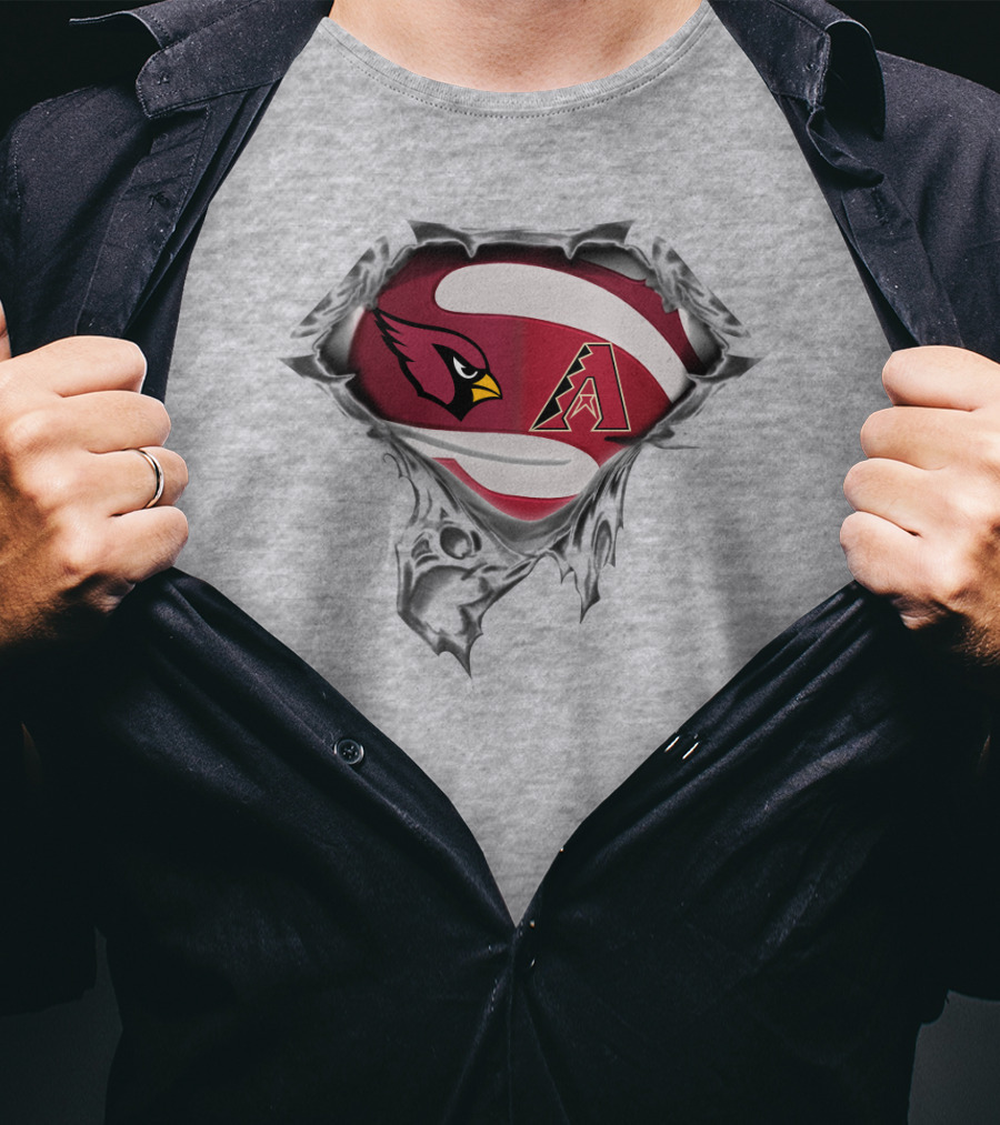 Arizona Cardinals Arizona Diamondbacks Marvel Super Heroes T-Shirt