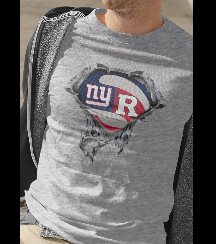 New York Giants Scarlet Knights Crossover T-Shirt