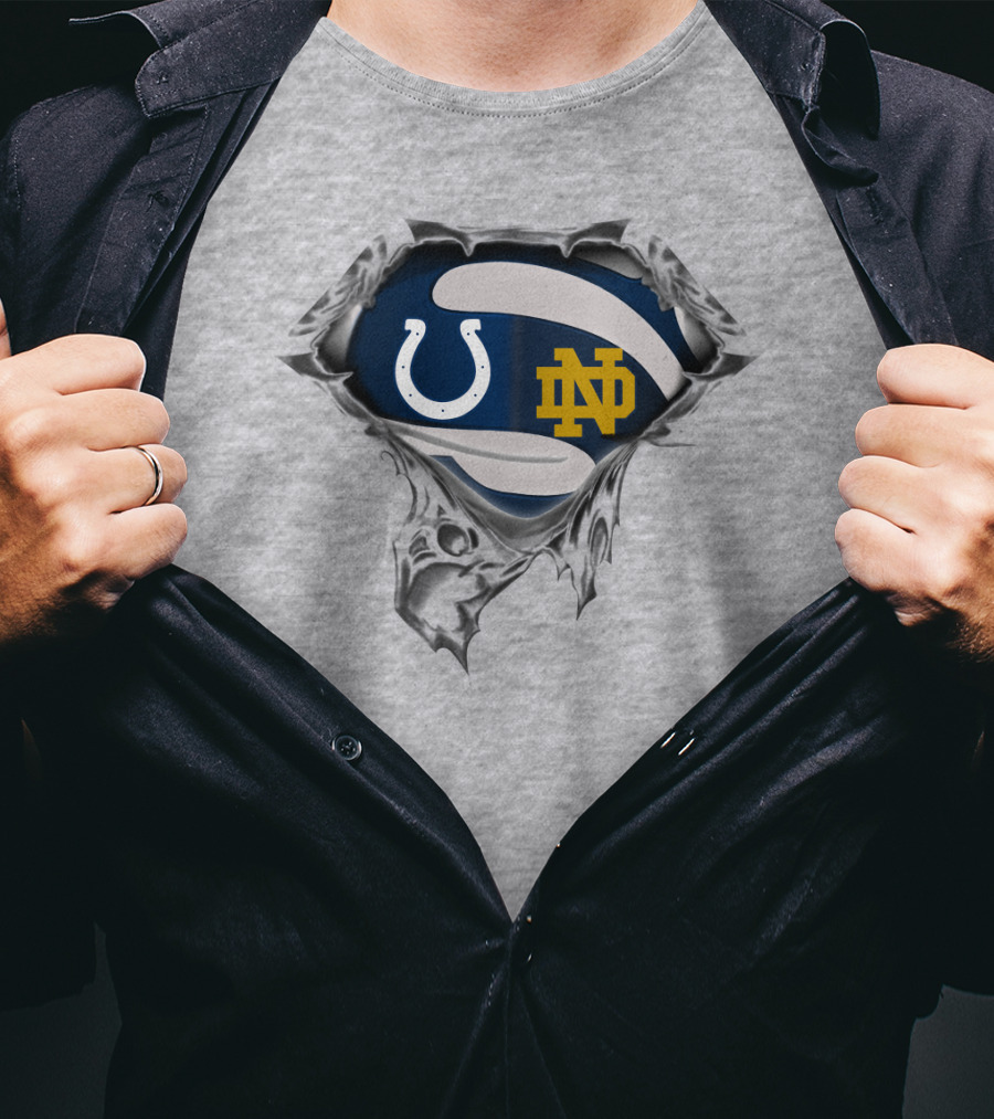 Colts Notre Dame Football Fusion T-Shirt