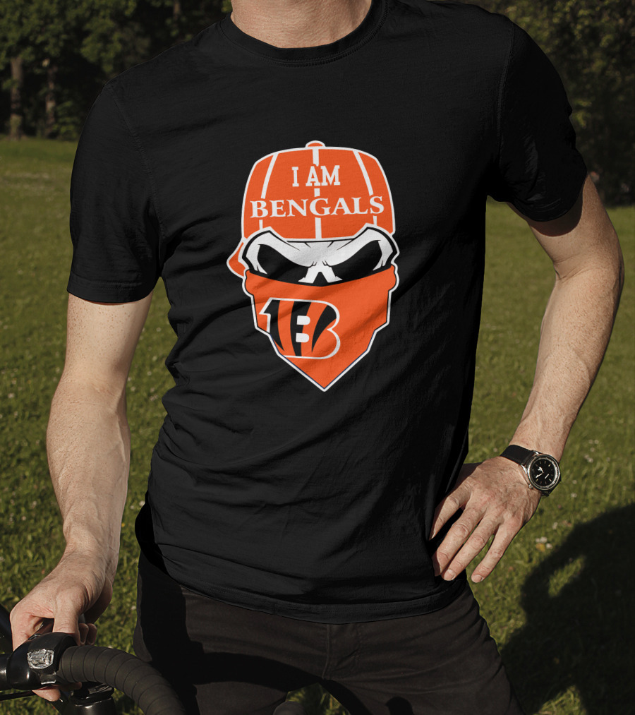 I Am Bengals Skull Cincinnati T-Shirt