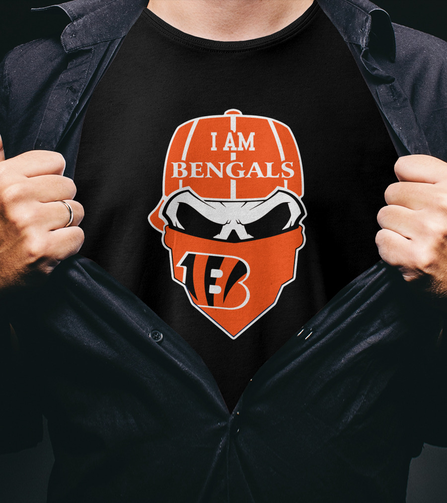 I Am Bengals Skull Cincinnati T-Shirt