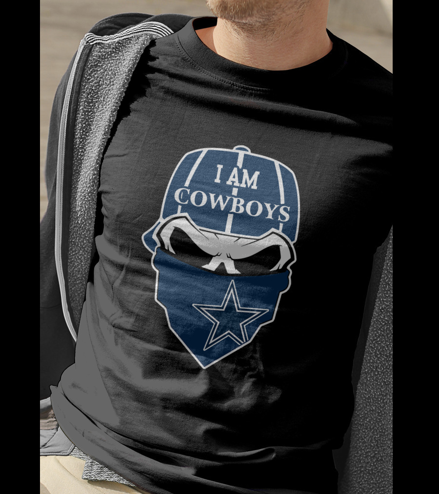 I Am Cowboys Skull Star T-Shirt