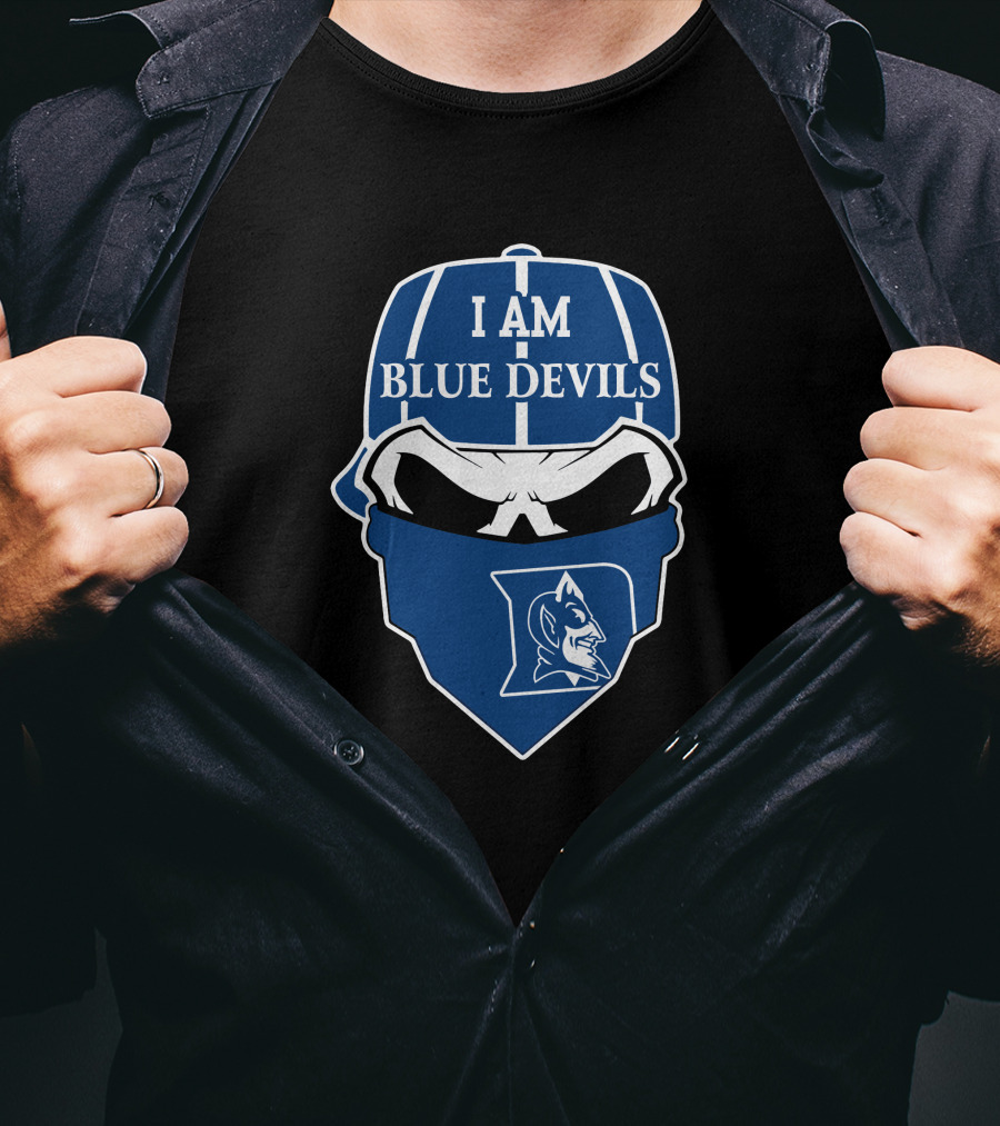 I Am Blue Devils Skull Duke Blue Devils T-Shirt