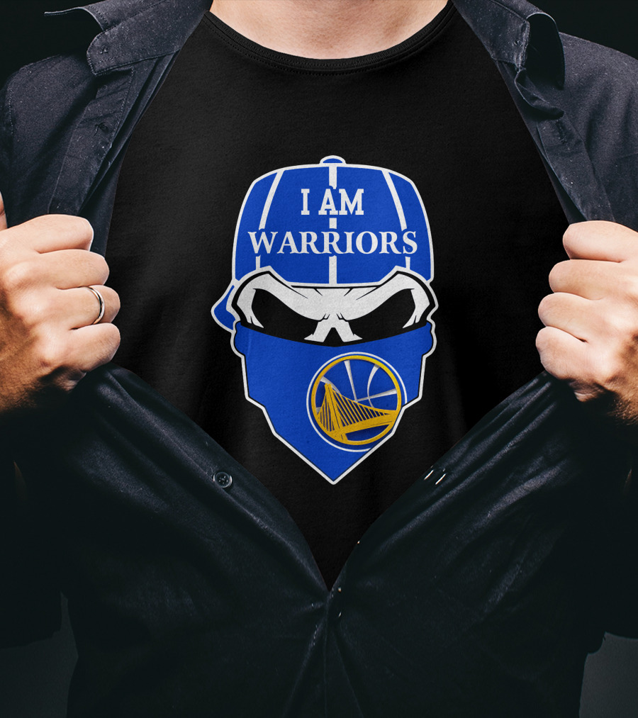 I Am Warriors Golden State Skull T-Shirt