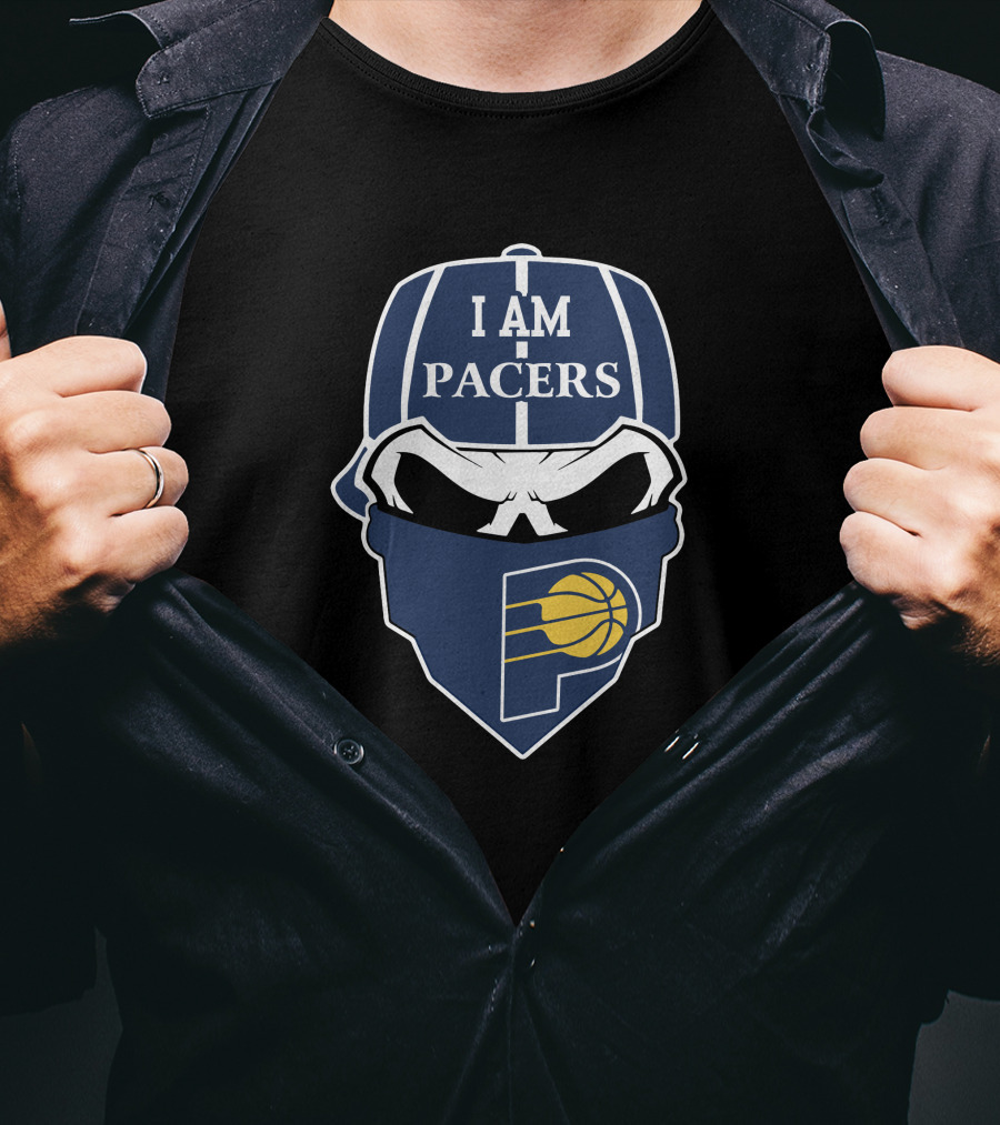 I Am Pacers Skull Indiana Pacers T-Shirt