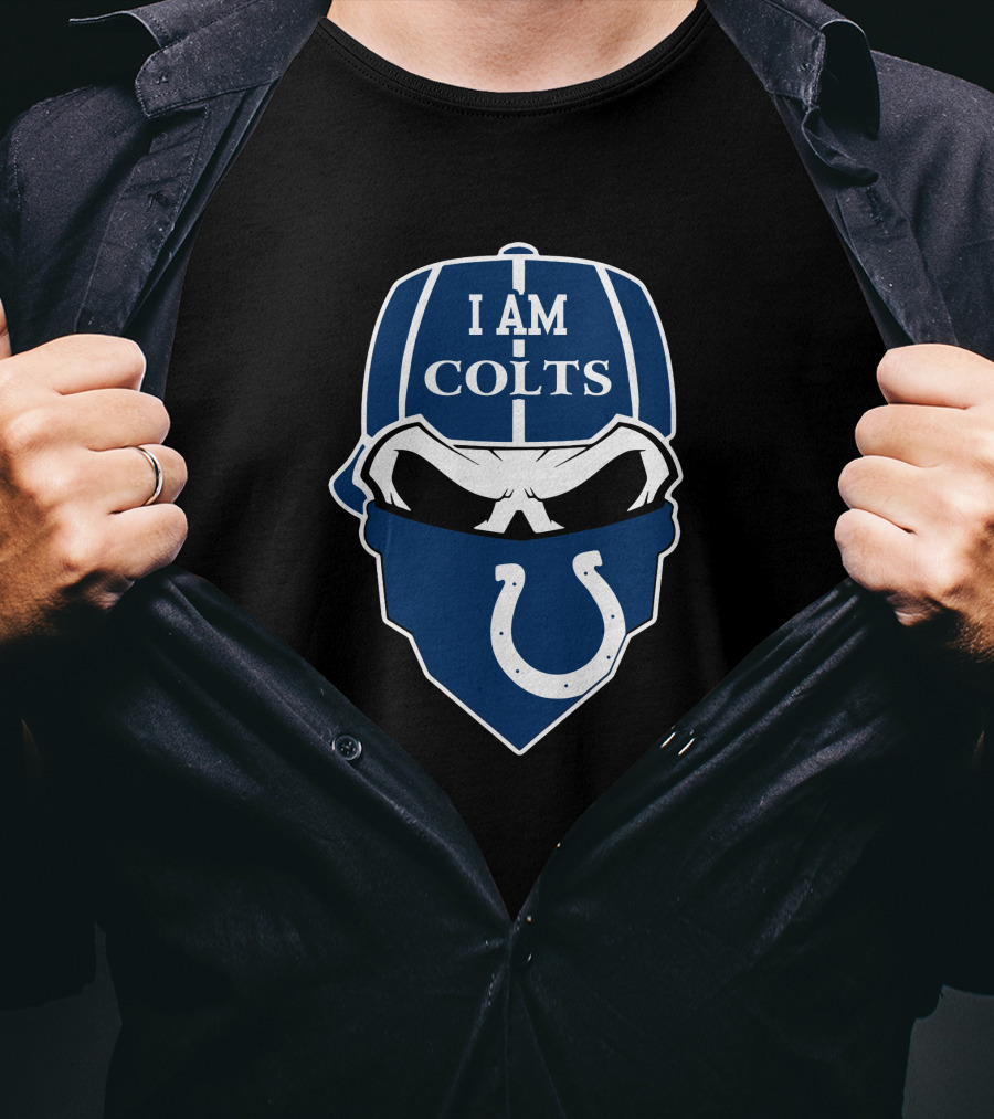 I Am Colts Skull Facemask Indianapolis Colts T-Shirt