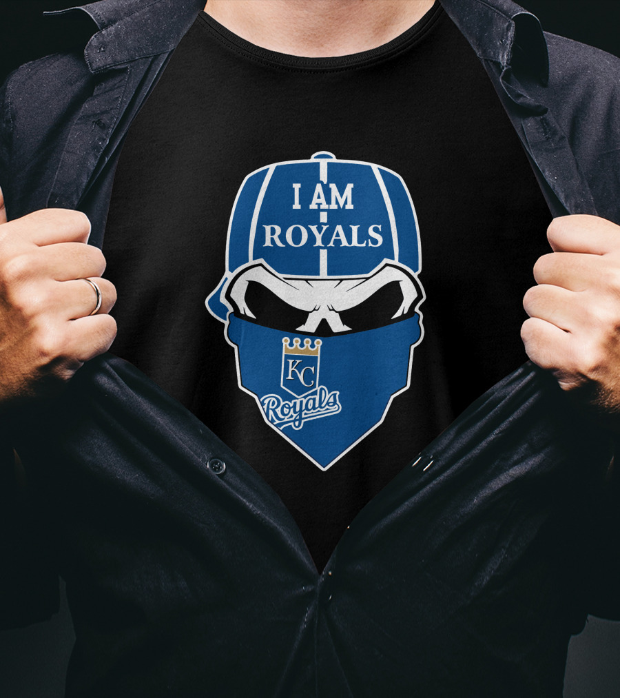 I Am Royals Kansas City Royals Skull Kc T-Shirt