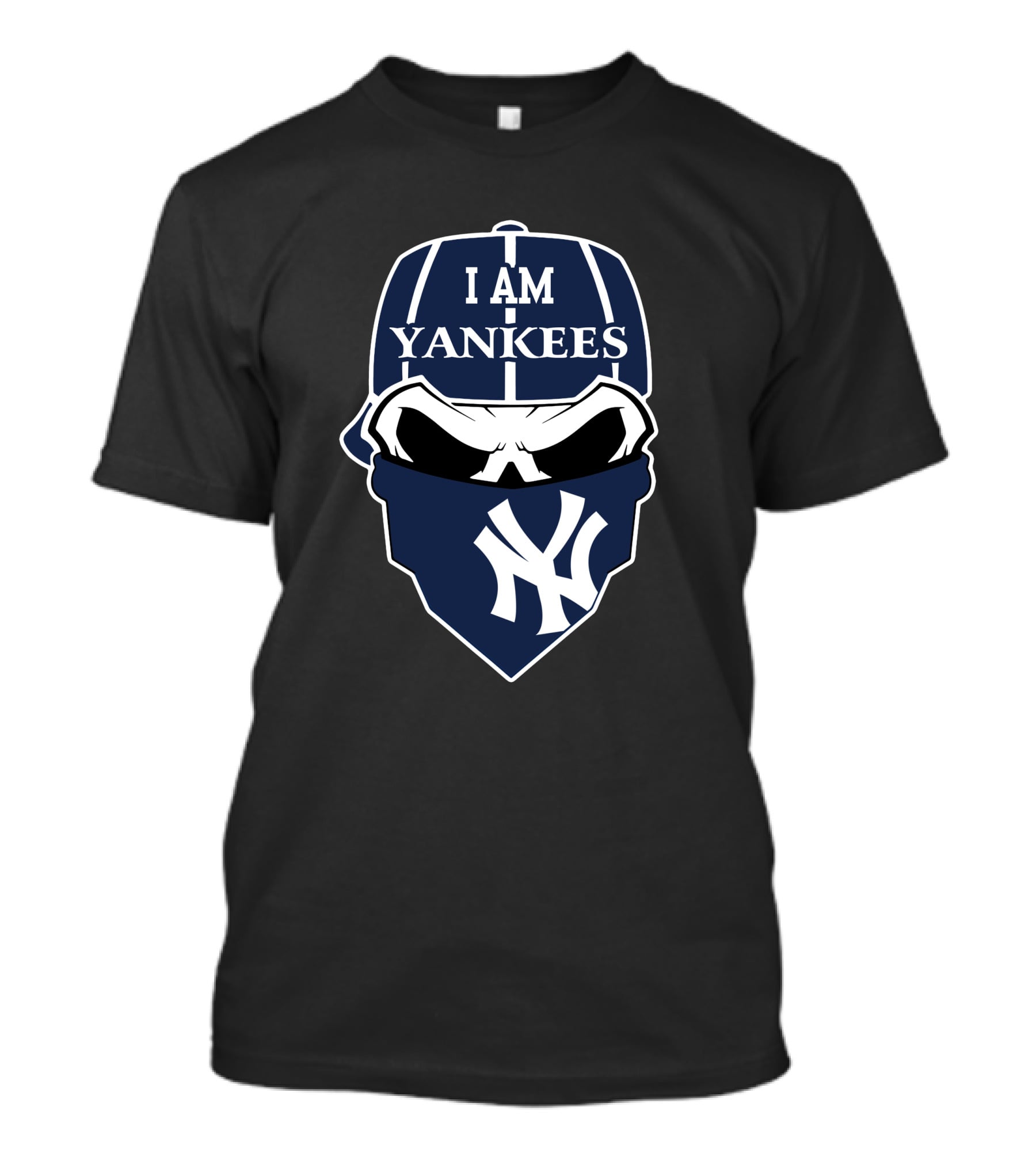 I Am Yankees Skull New York Yankees T-Shirt