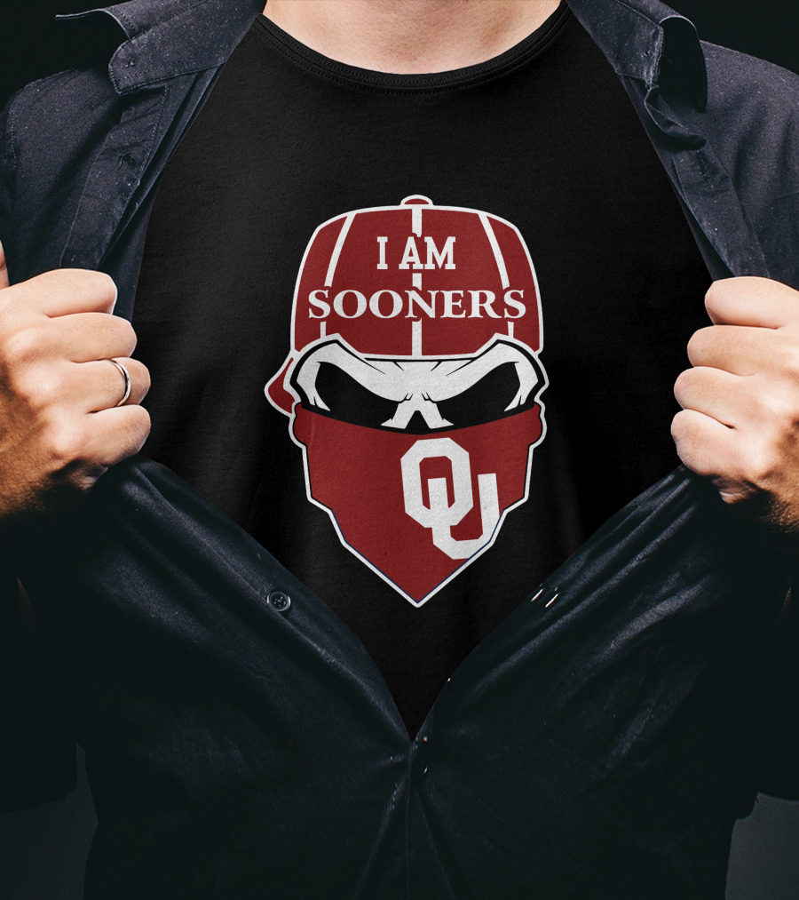 I Am Oklahoma Sooners Skull Ou T-Shirt