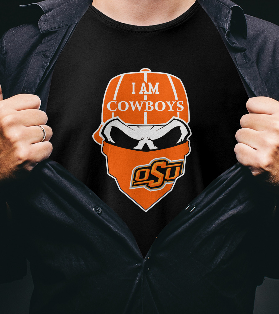 I Am Cowboys Osu Skull Oklahoma State T-Shirt