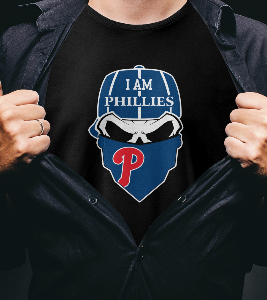 I Am Phillies Skull 'P' T-Shirt