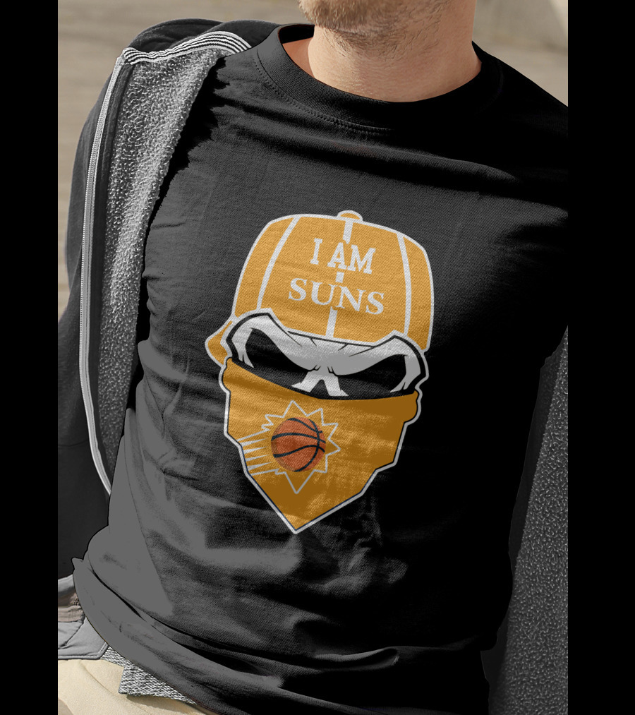 I Am Suns Phoenix Suns Skull Basketball T-Shirt