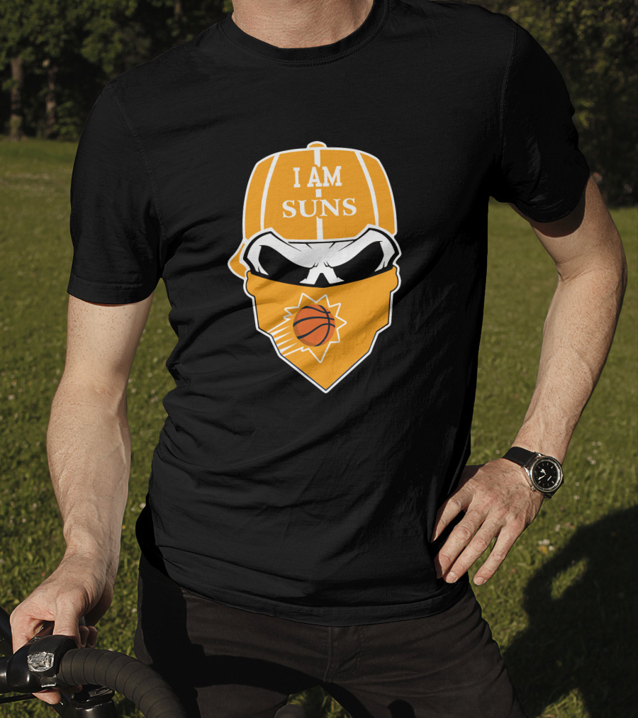 I Am Suns Phoenix Suns Skull Basketball T-Shirt