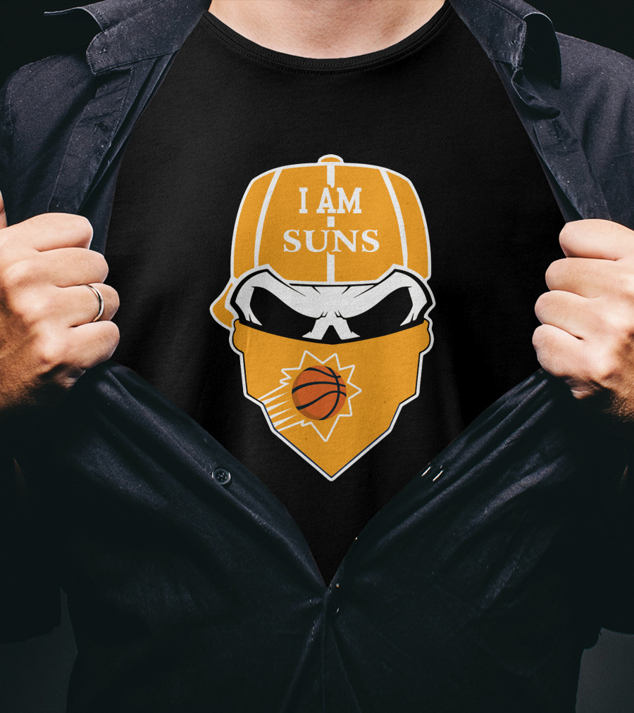 I Am Suns Phoenix Suns Skull Basketball T-Shirt