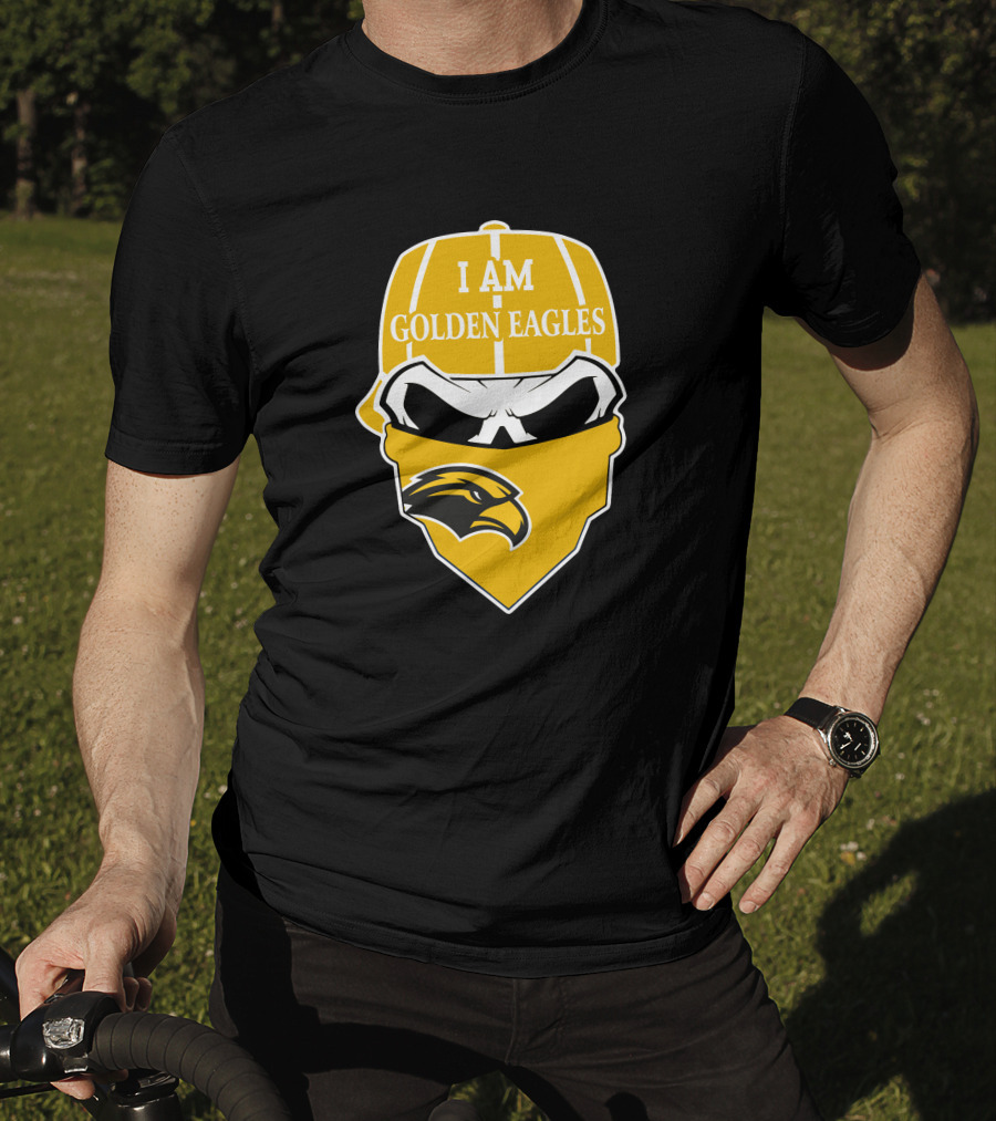 Southern Mississippi Golden Eagles I Am Skull T-Shirt