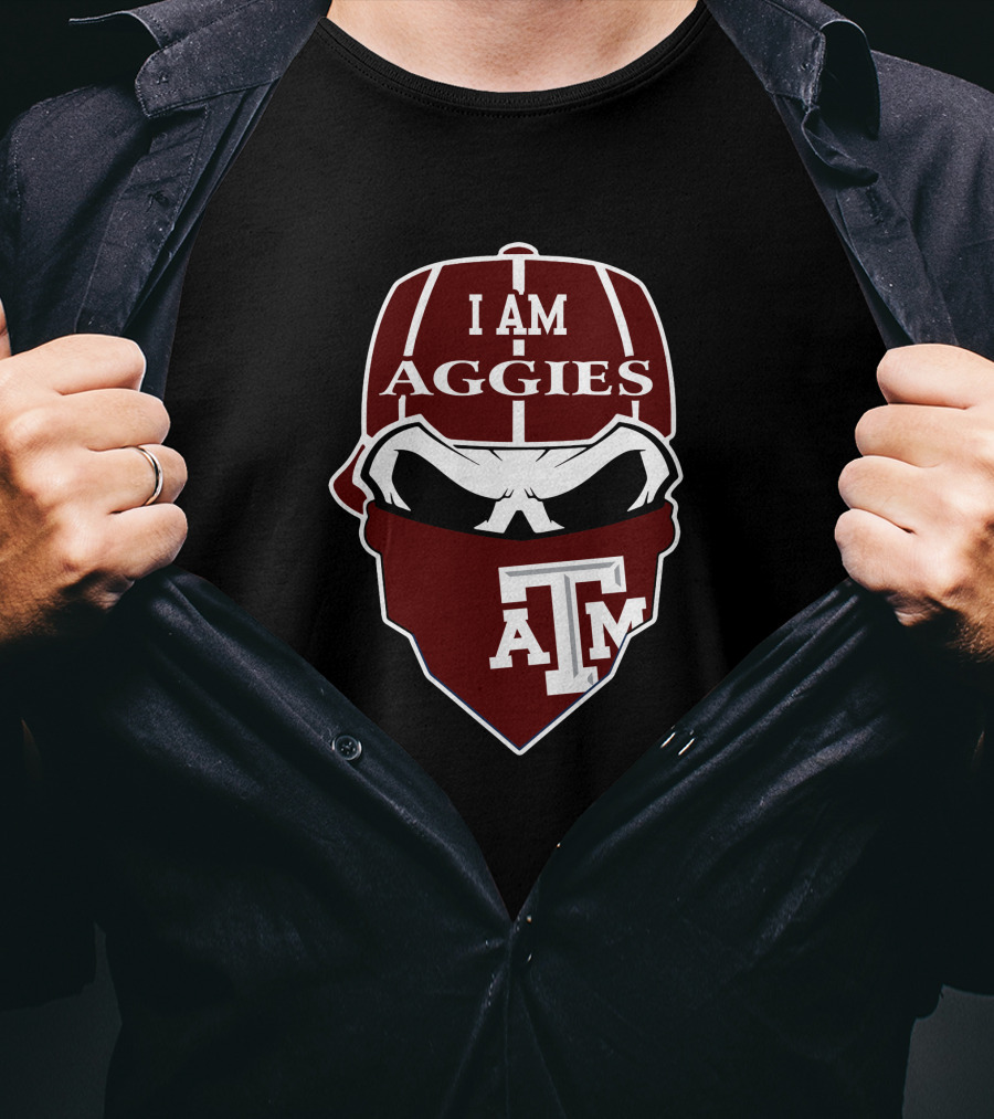 Texas A&M Aggies I Am Aggies Skull T-Shirt
