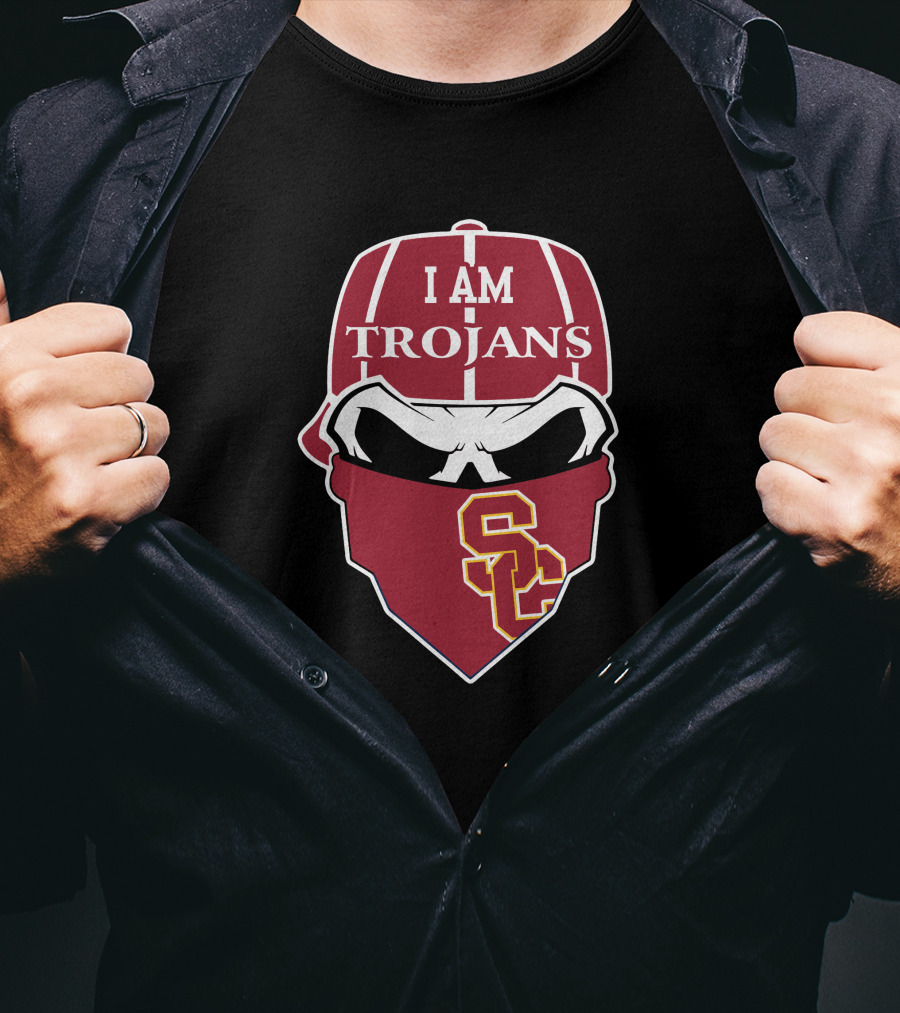 I Am Trojans Usc Skull T-Shirt