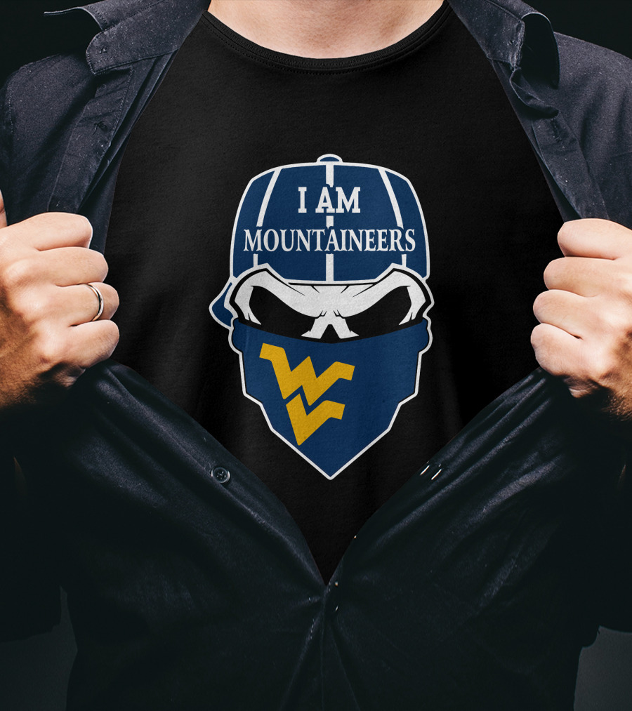 I Am Mountaineers West Virginia Skull T-Shirt