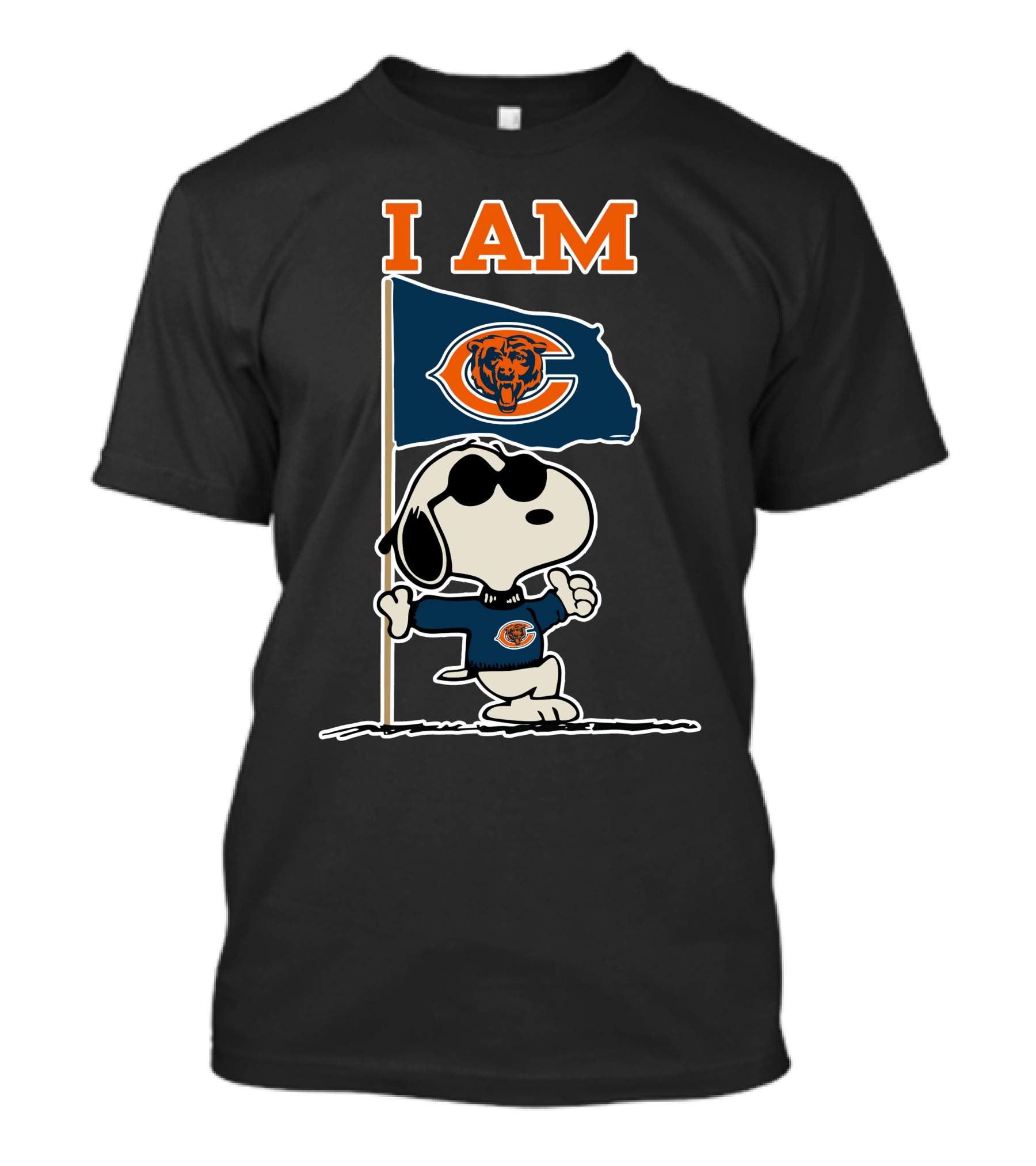 I Am Chicago Bears Snoopy T-Shirt
