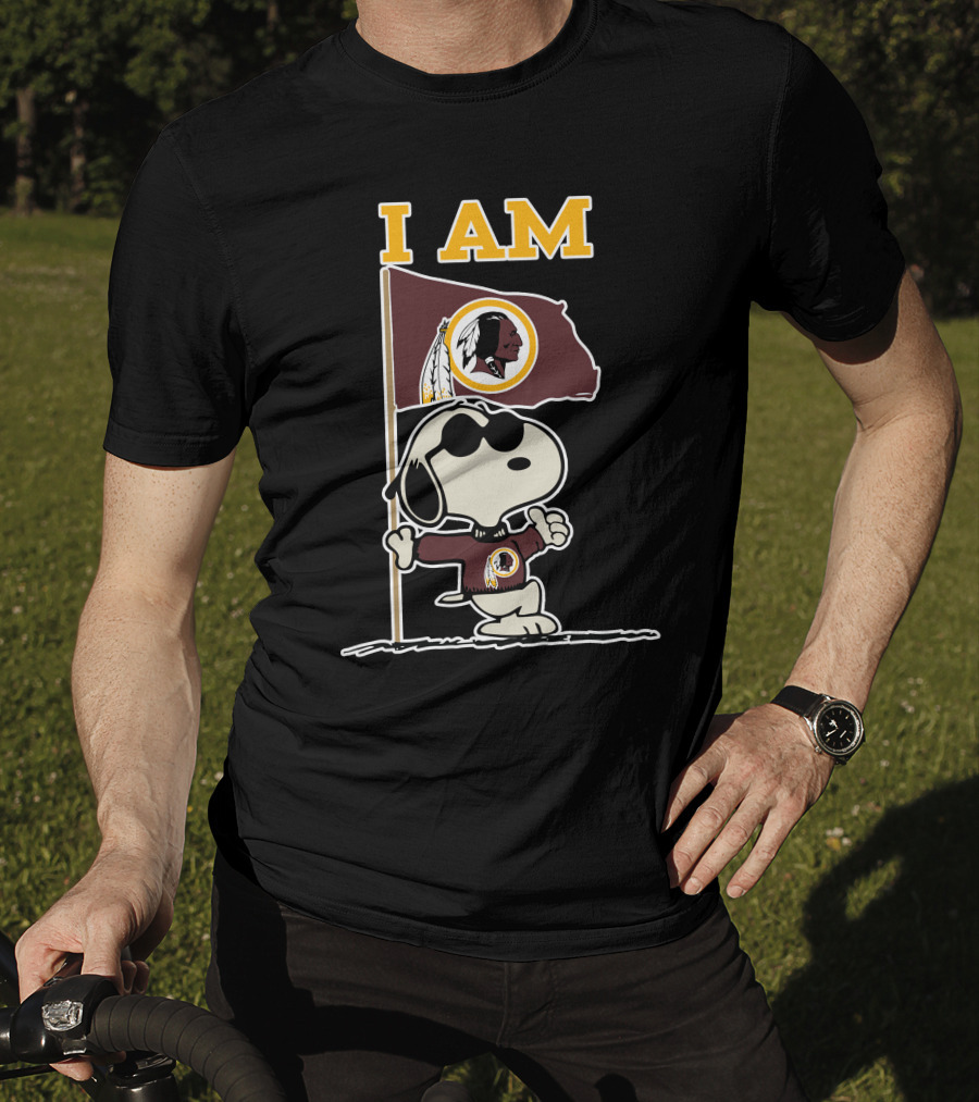 I Am Washington Redskins Snoopy T-Shirt