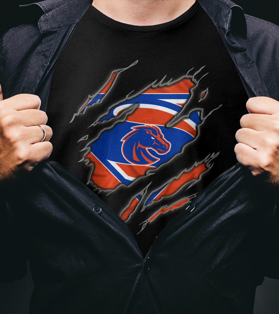 Boise State Broncos Logo Claw Marks T-Shirt