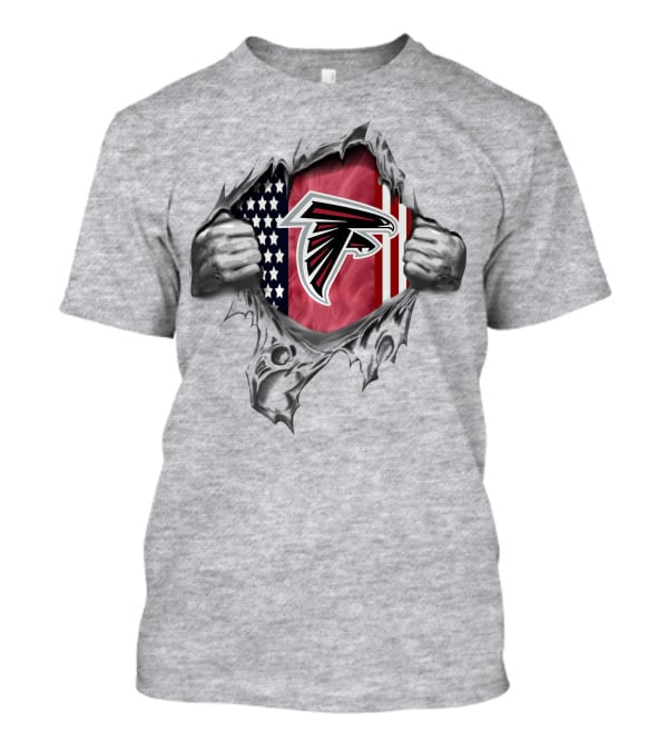 Atlanta Falcons American Flag T-Shirt
